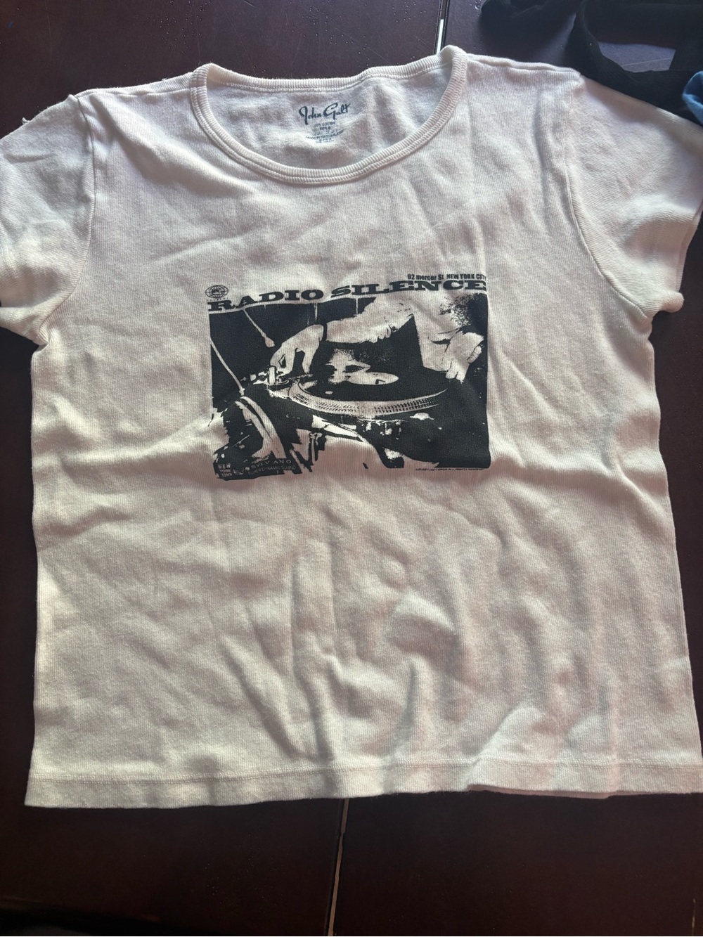 Brandy Melville Radio Silence baby tee